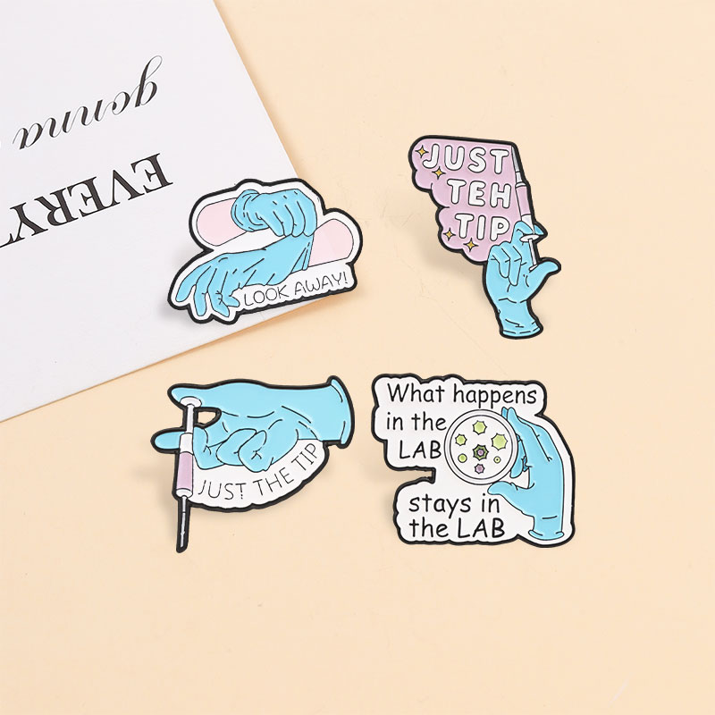 Science Lab Enamel Pins Just T - Medical Lab Tech ulasan dan harga